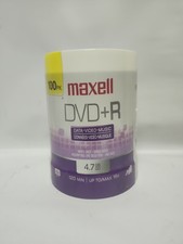 Maxell DVD+R 4.7GB 120 Min 16X Blank Media Recordable Discs 100 Pack Spindle picture