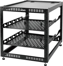 Tecmojo 12U Open Frame Network Rack for IT & AV Gear AV Rack Floor or Wall Mount picture