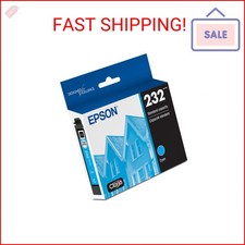 Epson 232 Claria Ink Standard Capacity Cyan Cartridge (T232220-S) Works with Wor picture