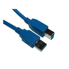 VCOM CU301-6FEET - USB cable - USB Type A to USB Type B - 6 ft - Blue picture