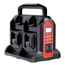 Power Inverter 4-Port 350W DC 18V to AC 120V for Milwaukee M18 18V Battery picture