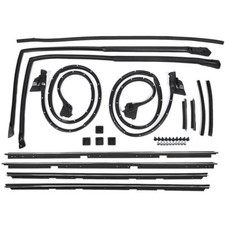 17Pcs Door Tailgate Weatherstripping Seal Kit For Chevy El Camino GMC Caballero picture