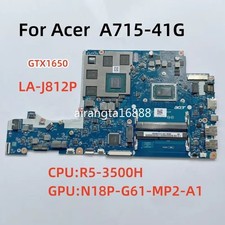 LA-J812P For Acer Nitro 5 A715-41G Laptop Motherboard CPU R5-3500H GTX1650 picture