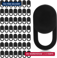 100pcs Laptop Camera Covers, Black Ultra-Thin Front Webcam Privacy Phone Camera picture