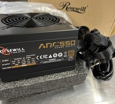 Rosewill 550 Watt Gaming Computer Power Supply, 80 Plus Bronze PSU ARC 550,black picture