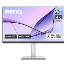 BenQ MA270UP MAC GREY 27IN IPS 4K GLOSSY 95 P3 USB-C 90W SHOW MAC picture