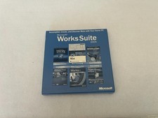 Vintage Microsoft Works Suite 2005 CD Set Factory Sealed with Product Key# picture