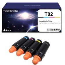 4 Colors T02 Toner Cartridges Set ImagePRESS C10000VP C10010VP C8000VP C9010VP picture