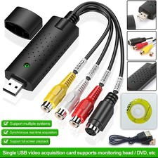 USB 2.0 Audio Video VHS to DVD VCR PC HDD Converter Adapter Digital Capture Card picture