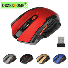 ORZERHOME 2.4GHz Wireless Optica Mouse USB Receiver 1600DPI 6 Buttons For PC picture