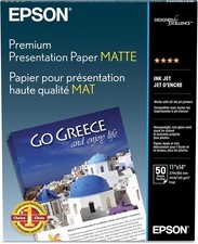 Epson S041468 Premium Matte Paper 11x14 Borderless 50 Sheets  picture
