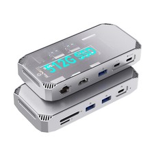 MJ10 External SSD with 10 Ports Extension, USB C Hub with 512GB M.2 NVMe SSD US picture
