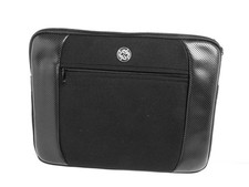 Black Padded Neoprene Notebook Tablet Laptop Sleeve Case 13x10 with Pocket, USED picture