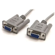 StarTech SCNM9FF 10ft DB9 RS232 Serial Null Modem Cable F/F DB-9 Female 120