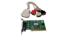SIIG CyberPro LP-P40011-S6 4-Port Serial Low Profile Card picture