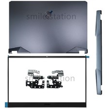 New for MSI GE76 Raider MS-17K1 17K2 LCD Back Cover/Bezel/Hinge/Hinge Cover Blue picture