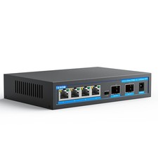 4-Port 2.5Gb PoE Switch add 2-Port 10Gb SFP+, 6 Ports 2.5G POE+ Switches Base... picture