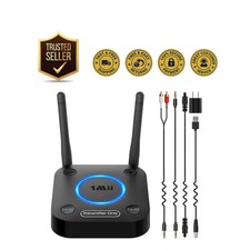Wireless Audio Transmitter for TV: Bluetooth 5.3, Long Range, and Volume Control picture