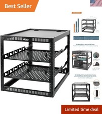 Versatile 12U AV Rack with Ventilated Shelves - Perfect for Any Environment picture