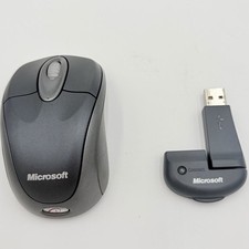 Microsoft Wireless  Optical Mouse Tested And Works, Model 1023 B9918 1024 dongle picture