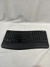Microsoft Sculpt Comfort Black Ergonomic Wireless Desktop Keyboard No Dongle picture