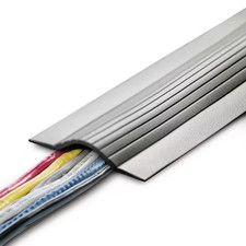 5 Ft. Cable Blanket Low Profile Cord Cover and Protector for Floor in Grey picture