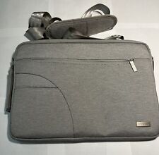 Mosiso Laptop Messenger Bag Gray Multiple Pockets picture