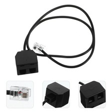 Durable Telephone Accessories Rj9 Splitter Adapter for Indoor Corded Phones picture