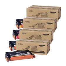 Genuine Toner XEROX Phaser 6180 6180MFP / High Capacity 113R00726 to 113R00723 picture