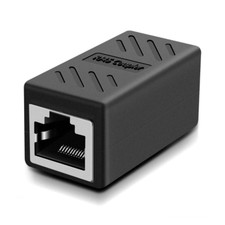 Cat7/6 RJ45 Female to Female Ethernet Adapter - High-Speed Network Extension picture
