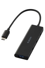 ELECOM USB Hub USB-C connection USB 3.2 Gen1 5Gbps 4 ports bus-powered 15cm picture