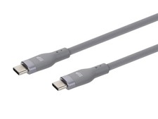 Monoprice USB 2.0 USB-C to USB-C Silicone Cable 6ft Gray picture