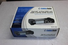 CablesToGo TruLink 4-Port VGA and USB 2.0/PS2 KVM Switch 35555 picture