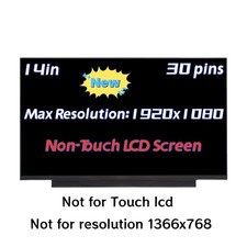 14.0'' FHD Non-Touch LCD Screen for HP 14-DF 14-DF0010NR 14-DF0020NR L25977-001 picture