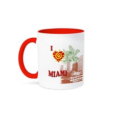 3dRose Id Rather Be Swimming Popular Saying Mug, 11oz, Red picture