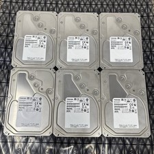 LOT Of 6 TOSHIBA 6TB 3.5 SATA HARD DRIVE HDD MD04ACA600 SERIAL ATA T9-A12 picture