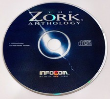 The Zork Anthology CD-ROM from 1994 for DOS/MAC *Damaged CD* picture
