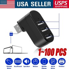 3 Port High Speed USB 3.0 Multi HUB Splitter Expansion Desktop PC Laptop lot picture