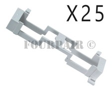 25 Pack Lot - 89B Wall Mount Stand-Off Bracket for 50 Pair 66 Punch Down Block picture