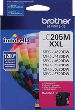 Brother LC205M XXL Magenta Ink Cartridge Innobella Genuine - WEIGHS 100% FULL picture