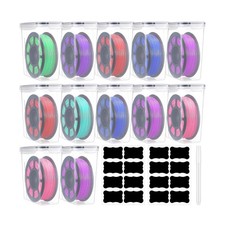 12 Pcs Large Filament Storage Box with Lids 3D Printer Dryer Clear Box Portab... picture