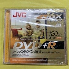 JVC DVD+R 1-16x High-Speed Disc for Video/Data Single Version 1.3 120 Min picture
