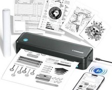 TYPONOS D820 Portable Wireless Thermal Printer Bluetooth 8.5x11 Inkless NEW picture