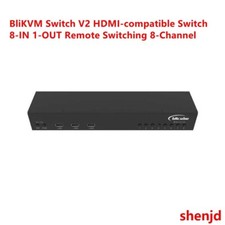 BliKVM Switch V2 HDMI-compatible Switch 8-IN 1-OUT Remote Switching 8Ch KVM+ATX picture