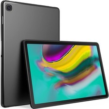 Slim Silicone Protective Cover Case for Galaxy Tab S5e 10.5 2019 - Black Rubber picture