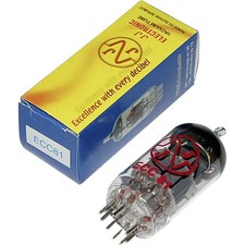 BTB Vertrieb ECC 81 = 12 AT 7 Thermionic Valve Double Triode 100 V 3 mA Num picture
