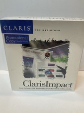 Vintage Macintosh Graphic Design Claris Impact Promotional NOS OEM Sealed picture
