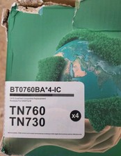 4 Pack Brother TN-760 Black Toner Cartridge 4 Pack TN-730 Tn760 Tn730 picture