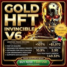 HFT Fast M1 Gold Scalper EA | Premium MT4 Forex Trading Bot | XAUUSD Auto Trader picture