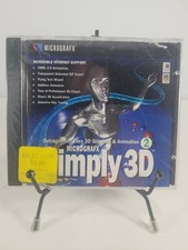 Micrografx Simply 3D 2 (Vintage Computer Software) Factory Sealed - Disc Only picture